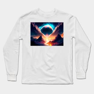 Chaos Unveiled: Cosmic Wonders Long Sleeve T-Shirt